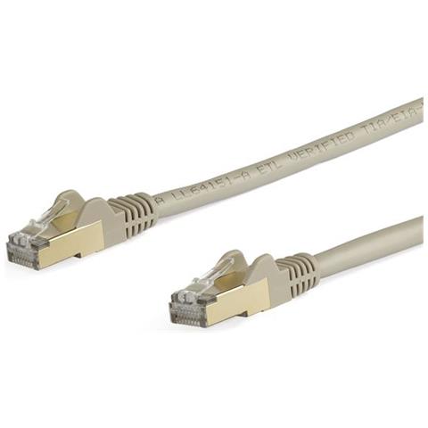 Cavo Di Rete Ethernet Rj45 Cat6a Da 7m - Grigio - Foto 1