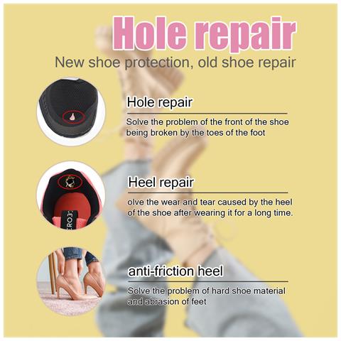 Toppe Per Riparazione Scarpe 6 Pz White - Foto 5