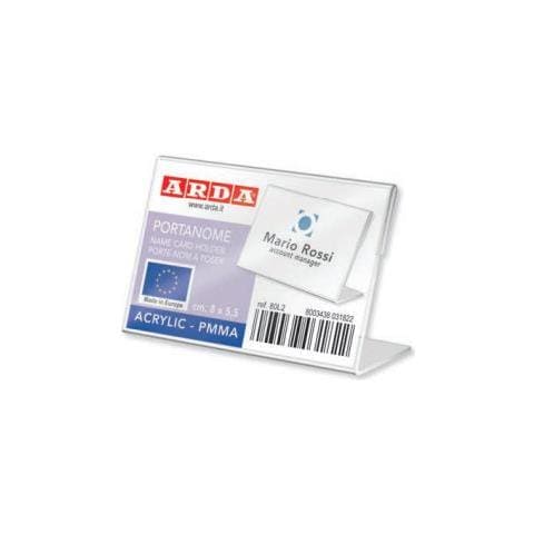 80L2 Porta Etichette Trasparente in Acrilico - Foto 1