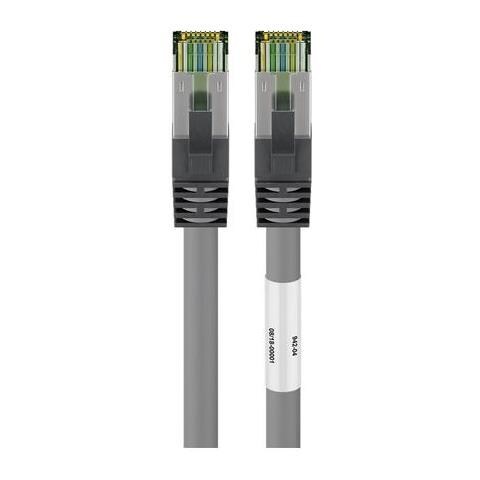 Goobay 55134 Cavo Di Rete Grigio 0,25 M Cat8.1 S /ftp (s-stp) - Foto 1