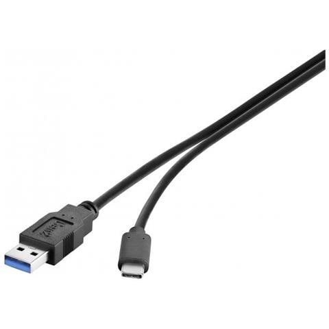 Conrad 1460360 Cavo Usb 1 M Usb 3.2 Gen 2 (3.1 Gen 2) Usb A Usb C Nero - Foto 1