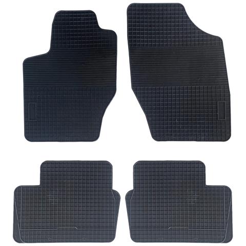 Set Da 4 Tappetini In Gomma Per Auto Compatibili Per 307, Adatto A Tutte Le Stagioni, Nero, Sagomati Anteriori E Posteriori - Ka5751 - Foto 1