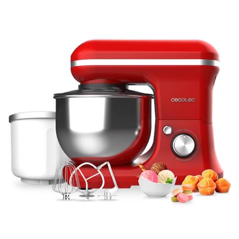 Cecomixer Merengue 5L 1200 Sbattitore con base 1200 W Rosso - Foto 1