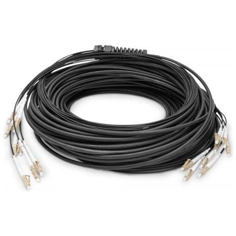 Cavo Breakout Universale In Fibra Ottica Dotato Di Terminali, Multimode Om4, 8 Fibre, Lc /upc - Lc /upc - Foto 1