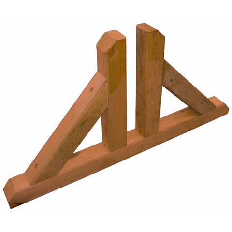 Piedino Base Sostegno Per Pannelli E Grigliati In Legno Forest - Foto 1