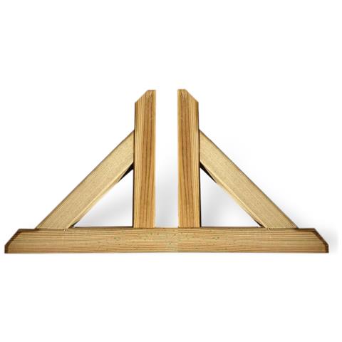 Piedino Base Sostegno Per Pannelli E Grigliati In Legno Forest - Foto 3