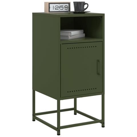 Comodini 2 Pz Verde Oliva 36x39x78 Cm In Acciaio - Foto 10