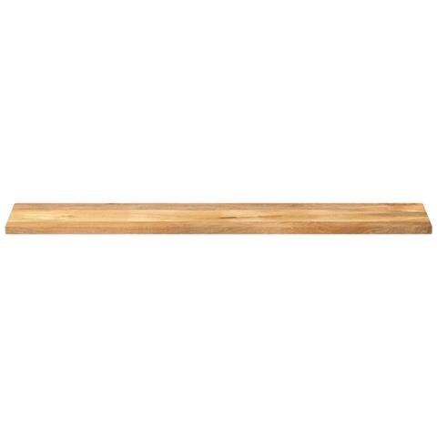 Piano Per Tavolo 140x40x2,5cm Rettangolare Legno Massello Mango - Foto 3