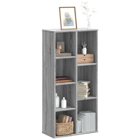 Libreria Grigio Sonoma 50x25x105 Cm In Legno Multistrato - Foto 1