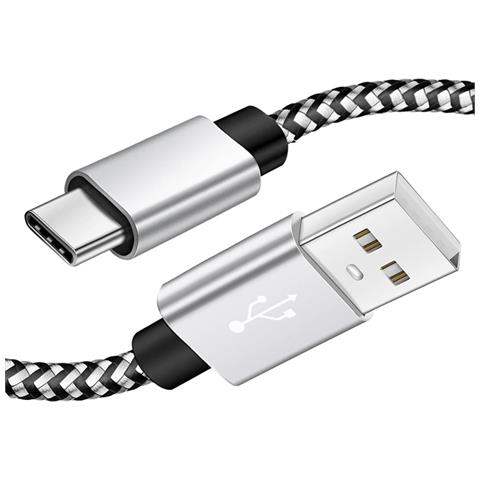 Cavo Usb A Maschio 2.0 / Usb-c Maschio 3a 1 M Alluminio - Foto 2