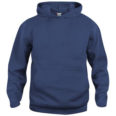 Basic Hoody Junior Blu Scuro 120 - Foto 1
