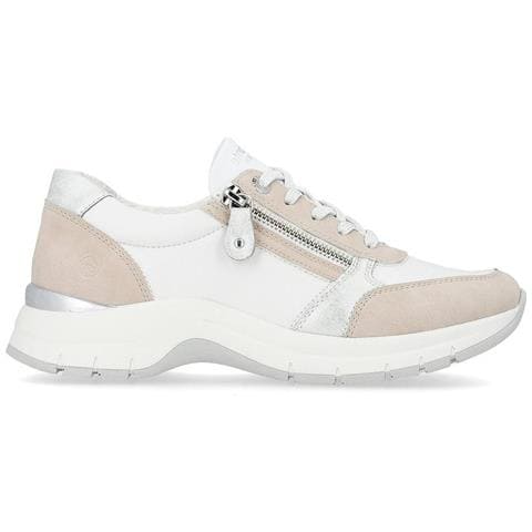Leisure Trainers White Sneakers Sintetico E Tessile Scarpe Donna Bianco Eu 38, D0g09-81 - Foto 2
