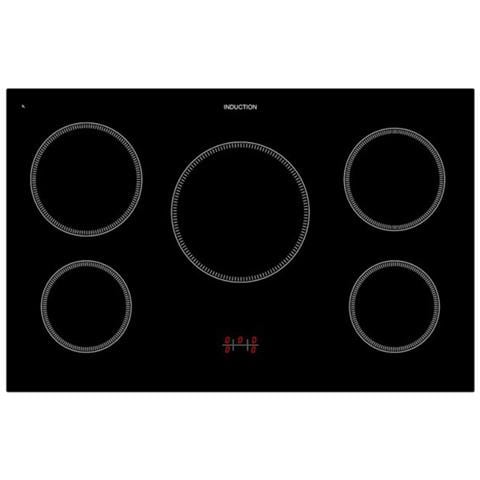 Cucina Elettrica PRD96MFTE / 5I 5 Fuochi a Gas Forno Elettrico Multifunzione Ventilato Classe A Dimensioni 90 x 90 cm Colore Rosso - Foto 2