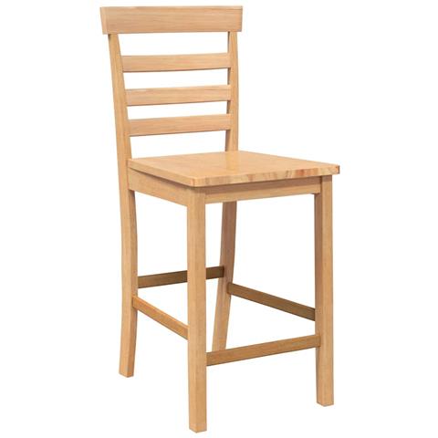 Sgabelli da Bar 2 pz Naturale Legno Massello di Hevea - Foto 10