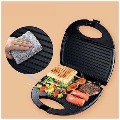 Sandwichera Antiaderente Con 750w Di Potenza E Luce Indicatrice. - Foto 2