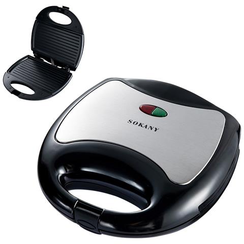 Sandwichera Antiaderente Con 750w Di Potenza E Luce Indicatrice. - Foto 1