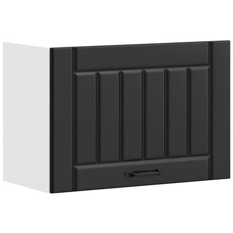 Pensile Da Cucina Lucca Nero In Legno Multistrato - Foto 2