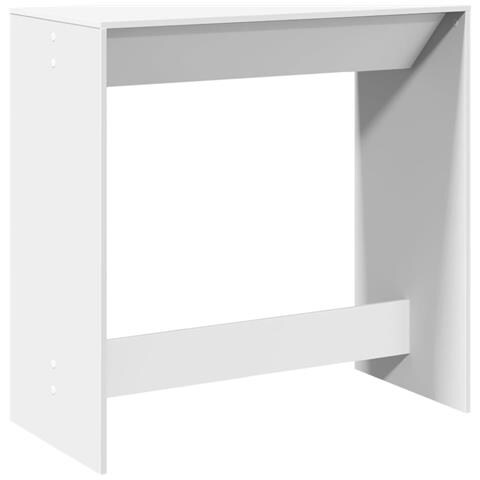 Tavolo Da Bar Bianco 102x50x103,5 Cm In Legno Multistrato - Foto 2