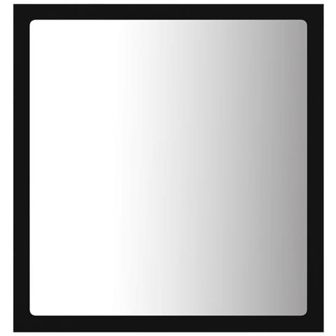 Specchio Da Bagno A Led Nero 40x8,5x37 Cm In Acrilico - Foto 2