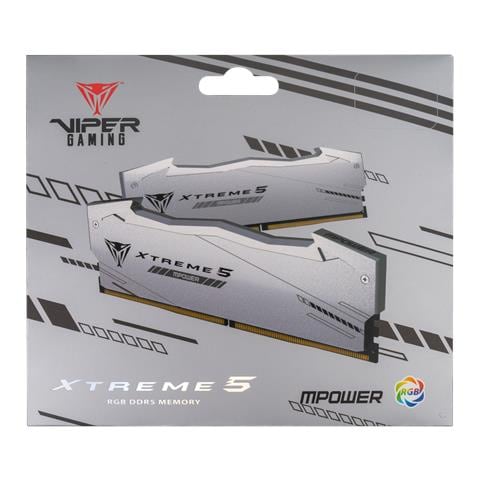 Patriot Memory Viper Xtreme 5 RGB, 32 GB, 2 x 16 GB, DDR5, 288-pin DIMM, Argento - Foto 13