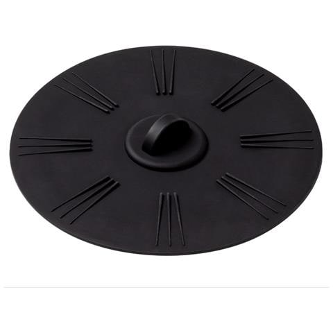 Tappo Per Lavello In Silicone Da 15,2 Cm - Copertura Per Scarico A Pavimento, Tappo Per Vasca Da Bagno Black - Foto 2