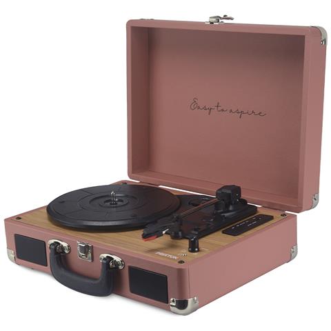 Giradischi Vintage Vc400 Lettore E Convertitore Di Vinili Bluetooth Usb Radio Fm 2 Altoparlanti Integrati Colore Mocha Mousse - Foto 2