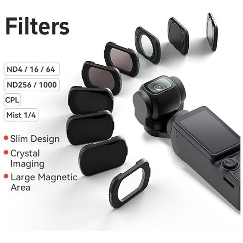 Filtro Nd Regolabile (nd6-10) Compatibile Con Dji Pocket 3: Controllo Preciso Della Luce - Foto 2