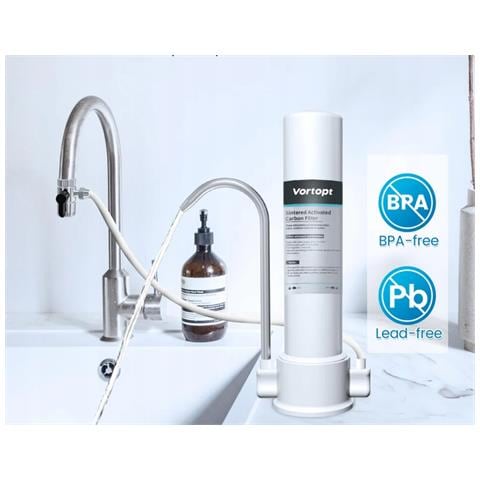 Sistema Di Filtraggio Dell'acqua Da Rubinetto Vortoptf8 Migliora Il Gusto Riduce Il Cloro - Foto 2