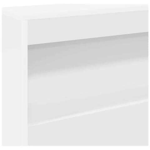 Letto Libreria Bianco 140 x 200 cm Legno multistrato - Foto 9