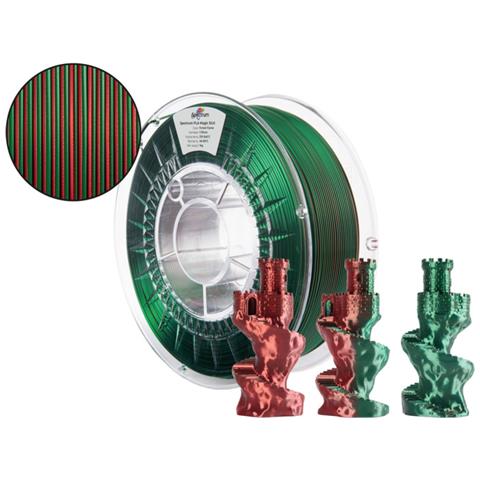 81406 materiale di stampa 3D Acido polilattico (PLA), Seta Multicolore 1 kg - Foto 2