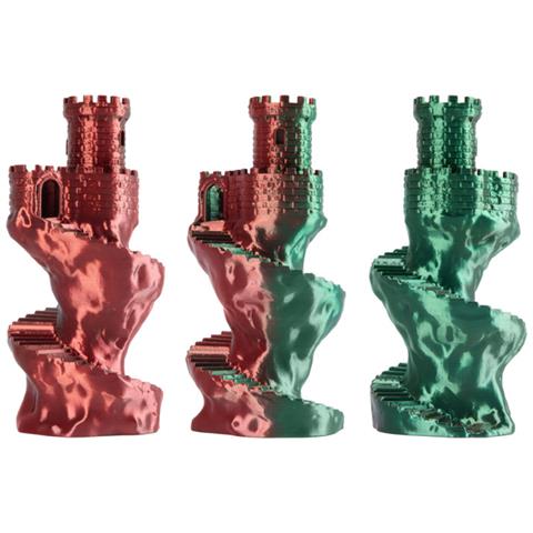 81406 materiale di stampa 3D Acido polilattico (PLA), Seta Multicolore 1 kg - Foto 4