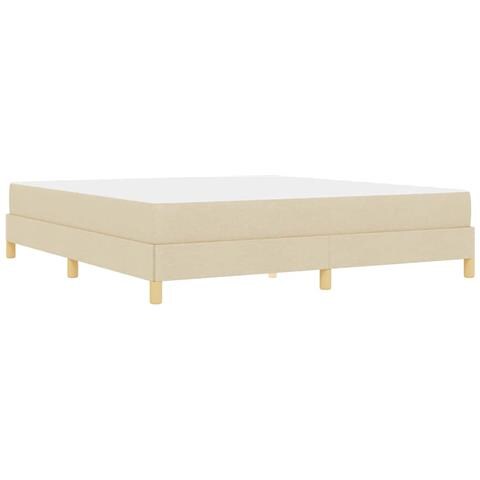 Letto a molle Crema e Marrone 180 x 200 cm - Foto 9