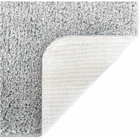 Tappeto da bagno 3 pcs Grigio 50 x 50 cm Polipropilene - Foto 10