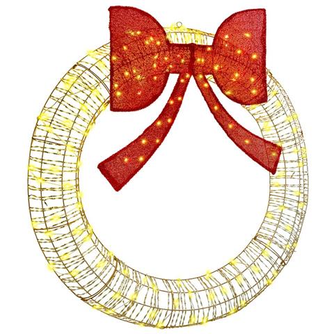 Ghirlanda con 150 LED Bianco caldo 120 cm PET - Foto 1