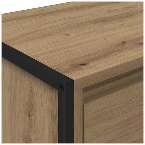 Comodino Rovere Artigianale 39,5 x 30 x 50 cm Legno multistrato - Foto 9