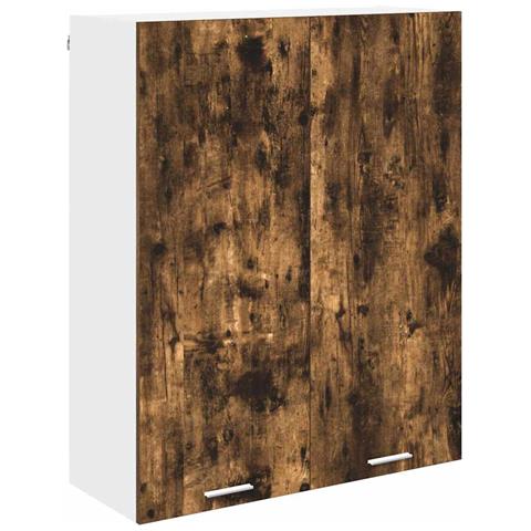 Armadio pensile con porta Riga Rovere fumé 80 x 31 x 100 cm - Foto 1