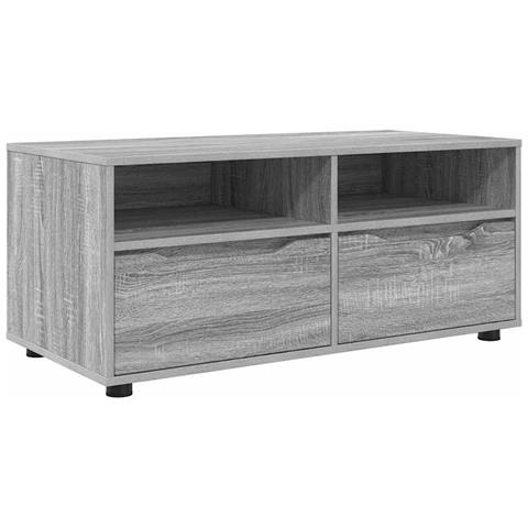 Mobile TV Grigio Sonoma 100 x 48 x 43 cm Legno multistrato - Foto 1