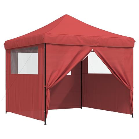 Tenda Party Borgogna 292 x 292 x 315 cm Tessuto Oxford - Foto 1
