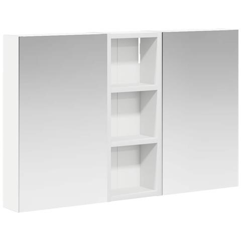 Set di Armadi da Bagno con lo scaffale 3 pcs 80 x 10,5 x 50 cm - Foto 1