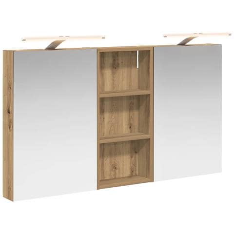 Set di Armadi da Bagno con porta 3 pcs 110 x 10,5 x 60,5 cm - Foto 1