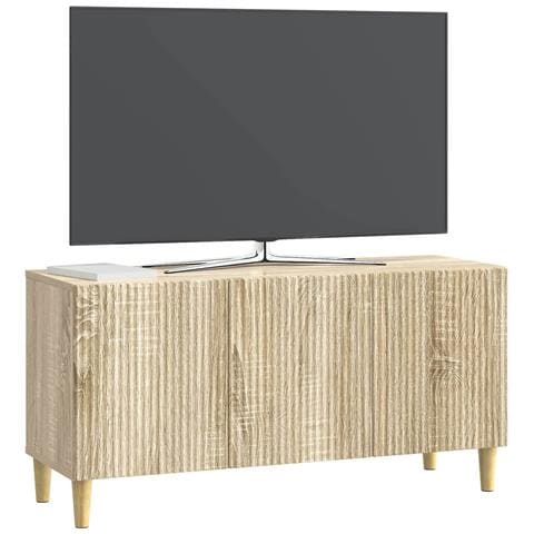 Mobile TV Rovere Sonoma 99 x 34,5 x 50 cm Legno ingegnerizzato - Foto 2