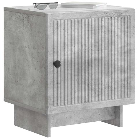 Armadio da Notte 2 pcs Grigio Cemento 43 x 34,5 x 50 cm - Foto 2