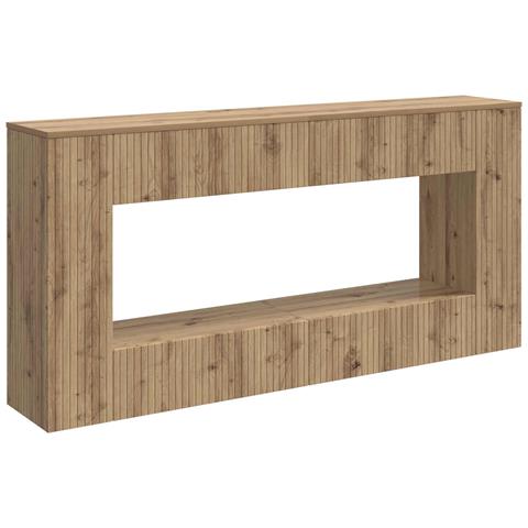 Tavolo consolle Rigato Rovere Artigianale 155 x 29 x 74 cm - Foto 1
