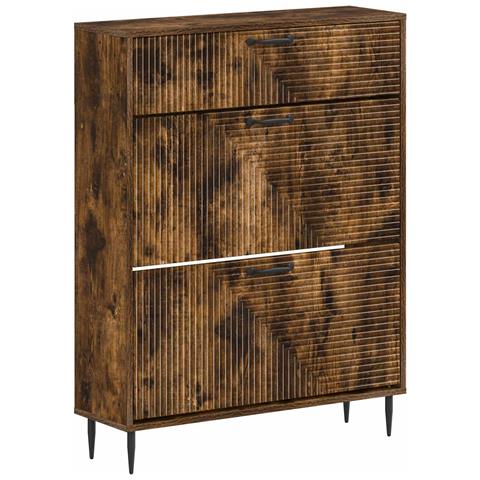 Mobile per scarpe HAARLEM 78 x 24 x 103 cm Legno ingegnerizzato - Foto 1