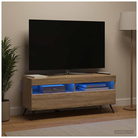 Mobile TV LED Rovere Sonoma Legno ingegnerizzato - Foto 2