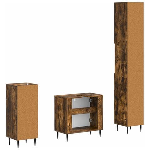 Set di armadietti da bagno in 3 pezzi HAARLEM - Foto 10