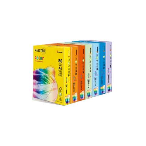 carta maestro color a4 210x297mm 80gr 500fg verde forte ma42 mondi - Foto 1