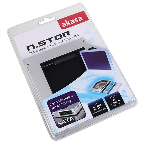 N. Stor, 6,35 cm (2.5") , SATA, Grigio, Alluminio, Plastica, 13 cm, 12,9 cm - Foto 3