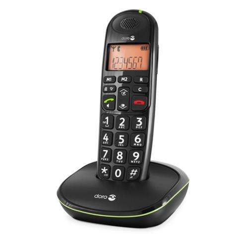 PhoneEasy 100w Telefono DECT Nero - Foto 1