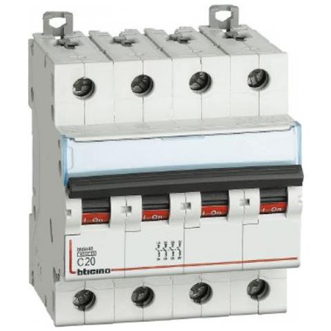 Fa84c20 - Btdin45 - Interruttore Magnetotermico 4p Curva C 20a 4,5ka - Foto 5